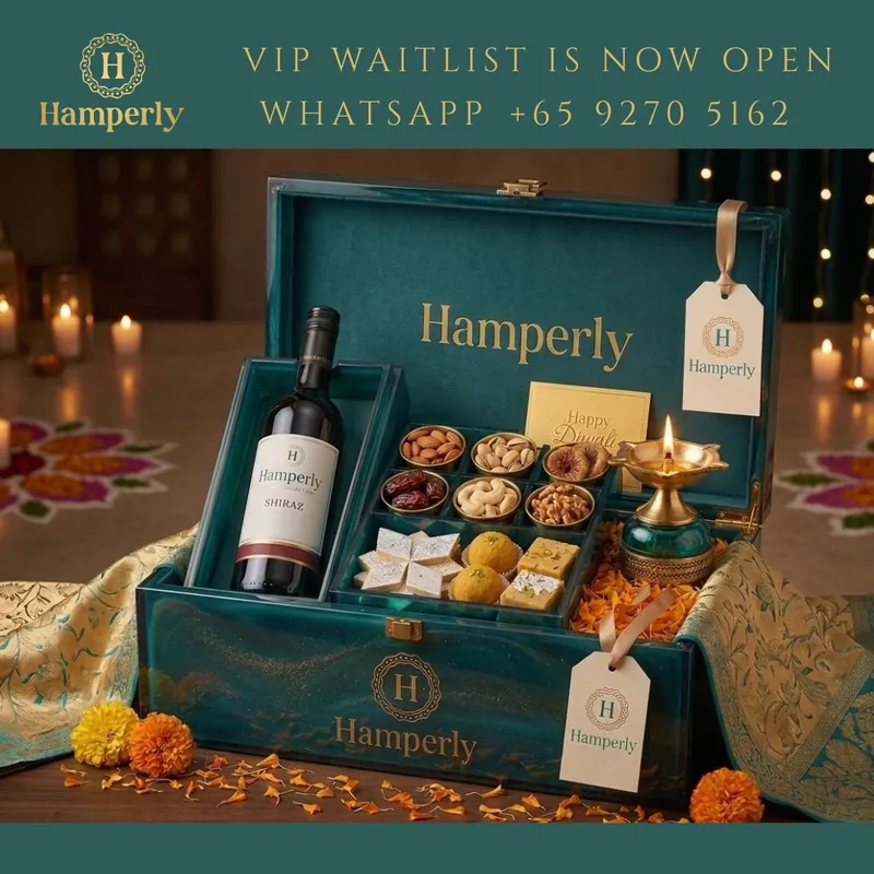 VIP waitlist now open for Diwali hampers, WhatsApp +65 9270 5162